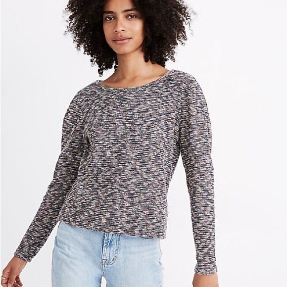 Madewell Sweaters - Madewell Multicolored Knit Sweater Top Sz S
